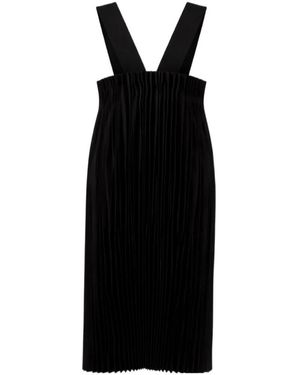 Comme des Garçons Pleated Midi Dress - Black