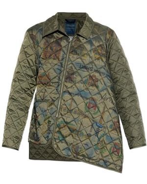 Comme des Garçons Quilted Jacket - Green