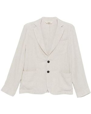 Barena Single-Breasted Blazer - White