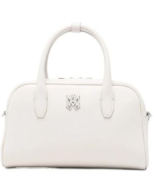 Amiri Logo-Plaque Tote Bag - White