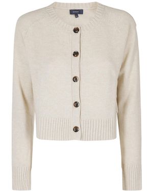 Soeur Ribbed-Knit Crew-Neck Top - White