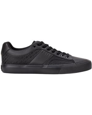 BOSS Lowtop Trainers - Black