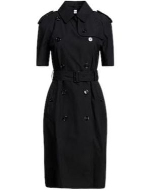 Burberry Double Breasted Pea Coat - Black
