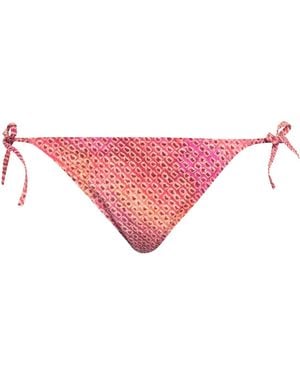 Isabel Marant Colorful Printed Tie-Side Bikini Bottoms - Pink