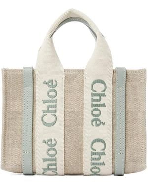 Chloé Chloé Woody Mini Shoulder Bag - Metallic