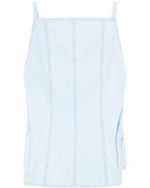 Closed Strap Top - Blue