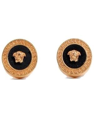 Versace Medusa Stud Earrings - Metallic