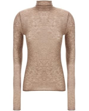 Pinko Moss Turtleneck Jumper - Natural