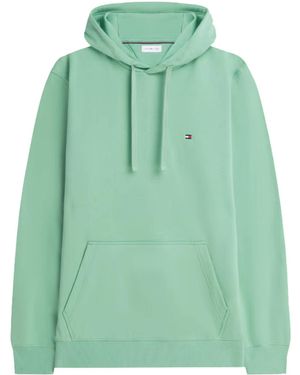 Tommy Hilfiger Flag Embroidery Terry Hoodie - Green