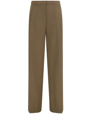 Lardini Pleated Tailored Pants - Natural