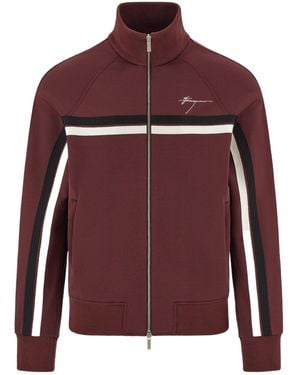 Ferragamo Zipped Sweatshirt - Red