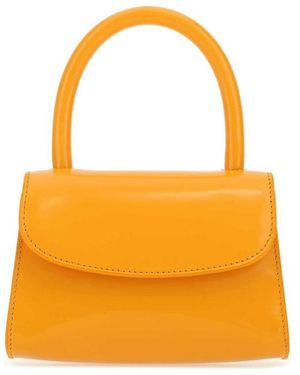 BY FAR Foldover Top Mini Tote Bag - Orange