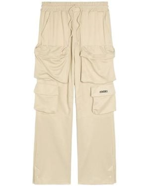 Amiri Drawstring-Waist Cargo Trousers - Natural