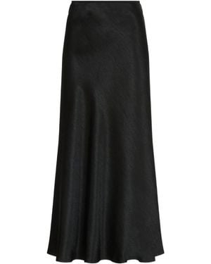 Maison Margiela Bias-Cut Midi Skirt - Black