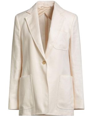 Max Mara Simple Solid-Colored Blazer - White