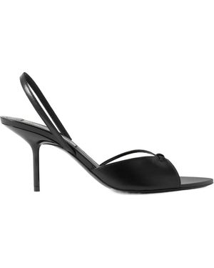 Victoria Beckham Naked Asymmetric Sandals - Black