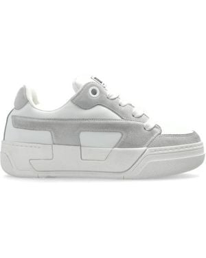 DIESEL Panelled Low Trainers - White