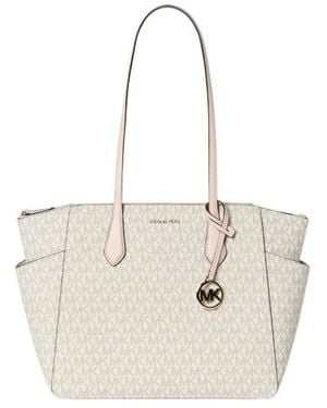 Michael Kors Marilyn Medium Shoulder Bag - White