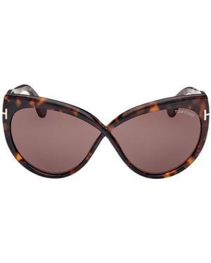 Tom Ford Eyewear Butterfly-Frame Sunglasses - Purple