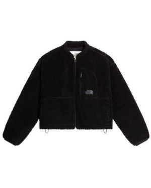 The North Face Standcollar Zipup Fleece Jacket - Black