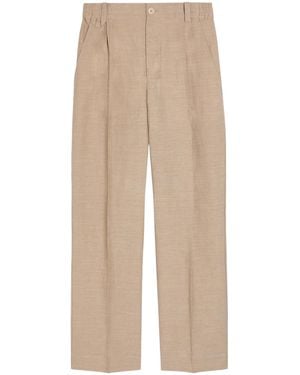 Jacquemus Simple Straight-Leg Pants - Natural