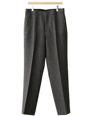 AURALEE Belt Loop Casual Pants - Gray