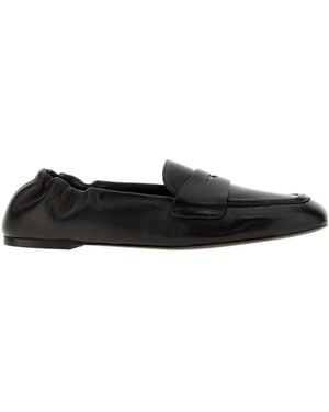 Stuart Weitzman Flat Loafers - Black
