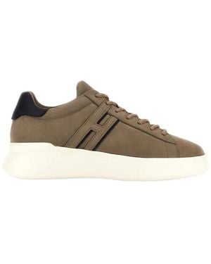 Hogan H 580 Low-Top Sneakers - Brown