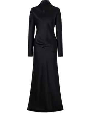 TOVE Backless Long Dress - Black