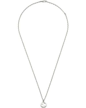 Gucci Interlocking Chain Necklace - White