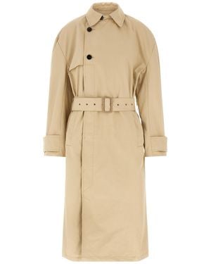 Entire studios Long Trench Coat - Natural