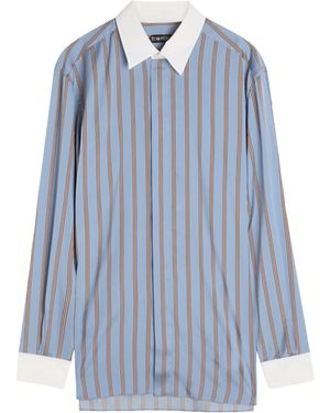 Tom Ford Simple Silk Shirt - Blue
