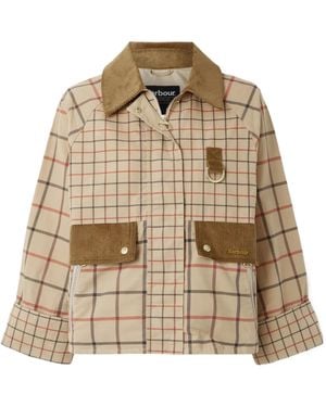 Barbour Mackworth Plaid Jacket - Natural