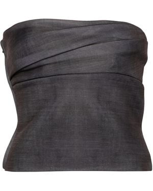 Philosophy Di Lorenzo Serafini Pleated Top - Black