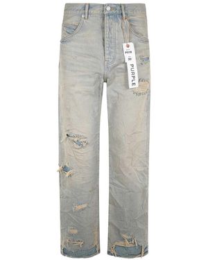 Purple Brand Verditer Distressed Denim Jeans - Grey