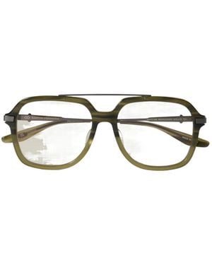 Barton Perreira D. Ellis Aviator-Style Acetate And Titanium Sunglasses - White