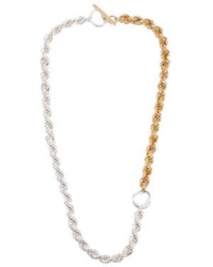 Jil Sander Rope Chain Necklace - White