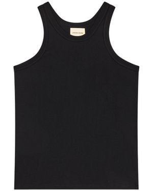 Loulou de Saison Crewneck Sleeveless Tank Top - Black
