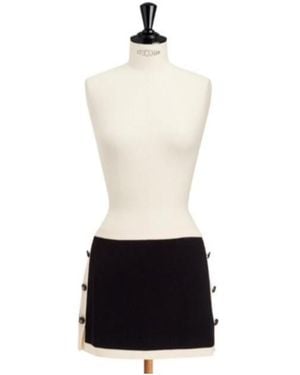 Dior Iviera Mini Straight Skirt - White