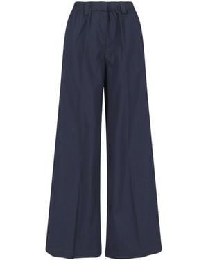 Aspesi Wide-Leg Trousers - Blue