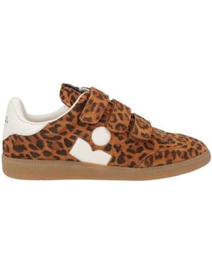 Isabel Marant Leopard-Print Casual Shoes - Brown
