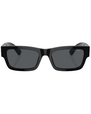 Prada Eyewear Rectangular Frame Sunglasses - White