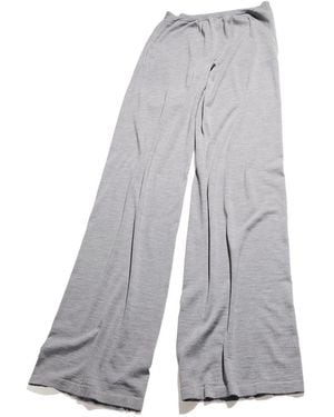 Gucci Leisure Trousers With Embroidery - Grey