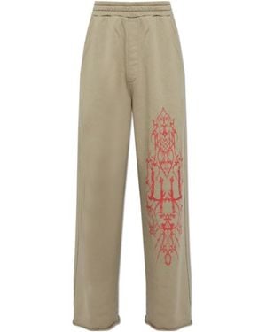 44 Label Group Graphic-Print Pants - Natural
