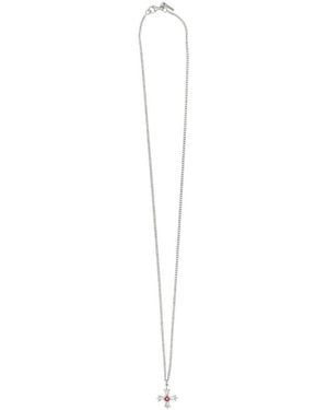 Emanuele Bicocchi Embellished Chain Linked Necklace - White