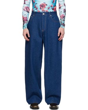 Jean Paul Gaultier 'The Marinière' Jeans - Blue