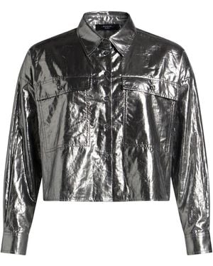 Weekend by Maxmara Solid Color Shirts Blouses - Black
