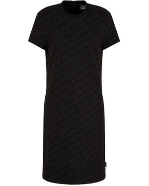 EA7 Short-Sleeved Dress - Black