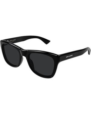 Saint Laurent Logo Sunglasses - White