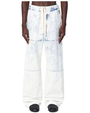 Dries Van Noten Drawstring Jeans - White